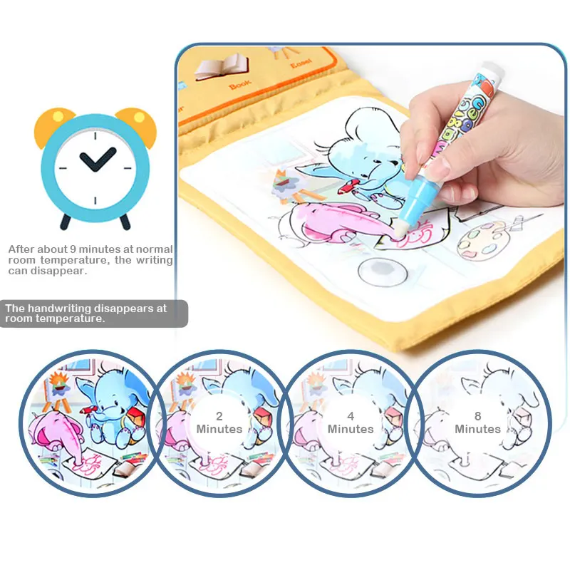 Игрушки Монтессори волшебные книги для рисования водой книжка раскраска из