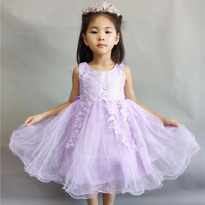 Для маленьких девочек платье для девочки преддошкольного возраста Вечерние