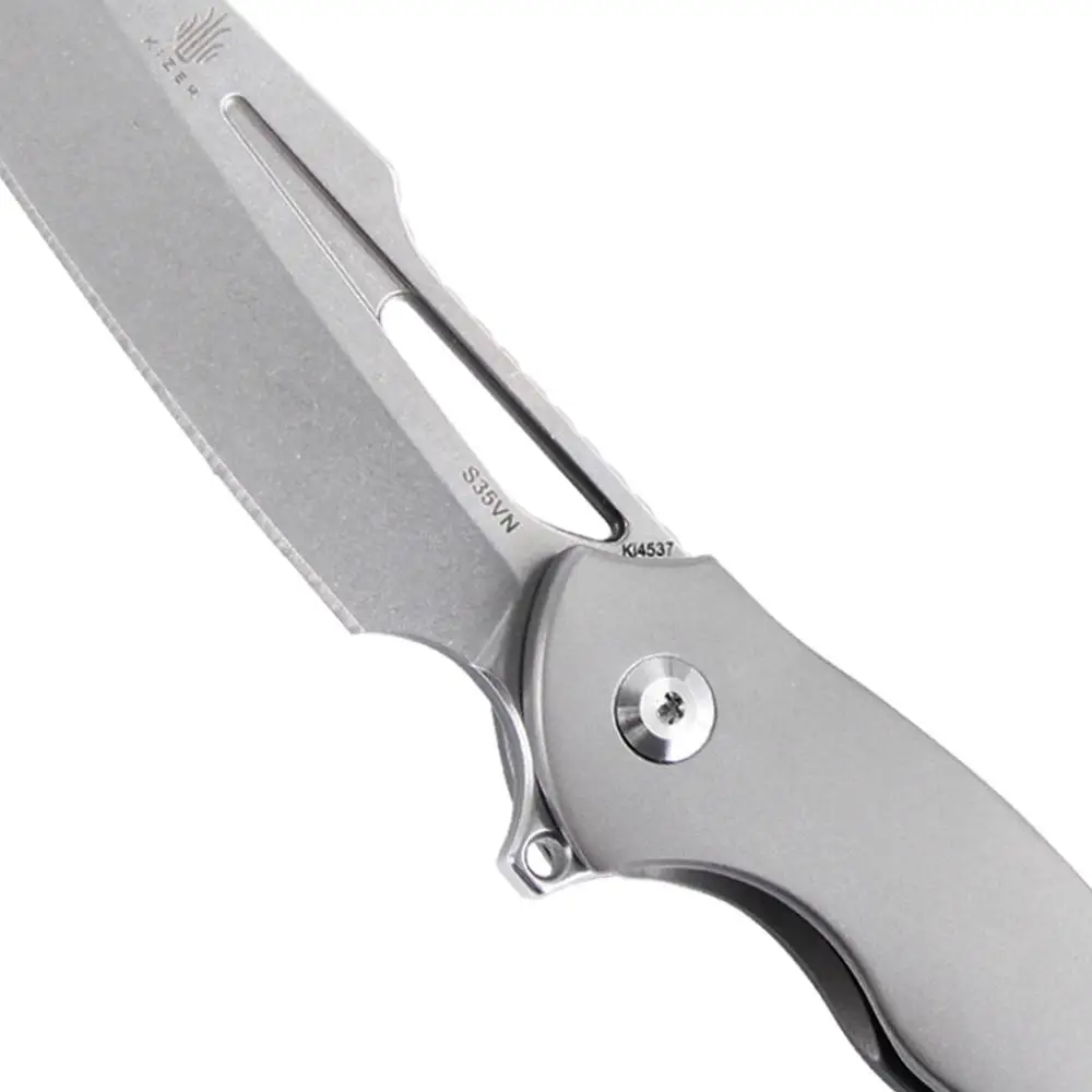 Kizer охотничий нож Raja KI4537 2020 новый складной титановый для выживания на