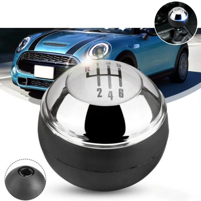 6 скоростей ручной рычаг переключения передач хром для MINI R50 R52 R53 Cooper 2001 2008|МКПП и