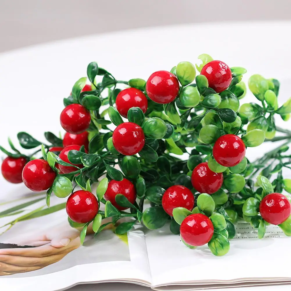 AsyPets искусственные растения счастливый благоприятный Цветок Фрукты