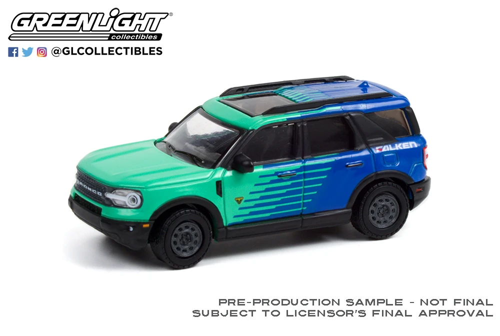 GreenLight 1:64 2021 FORD BRONCO SPORT 30279 металлические Литые игрушечные автомобили модели