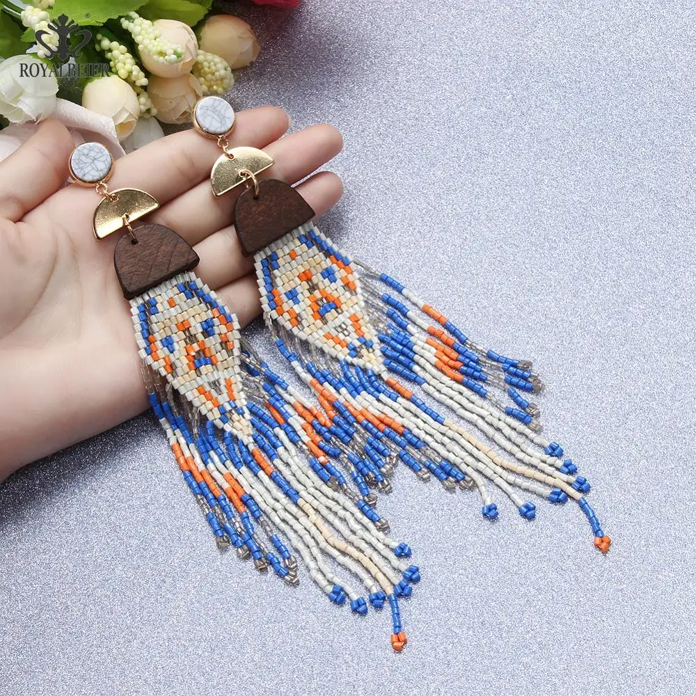 Новый дизайн Свадебные украшения для женщин с разноцветными бусинами эффектные