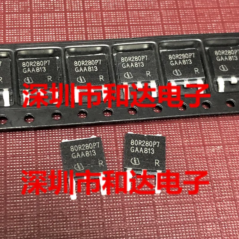 

5 шт. 80R280P7 IPD80R280P7 TO-252 800V 17A