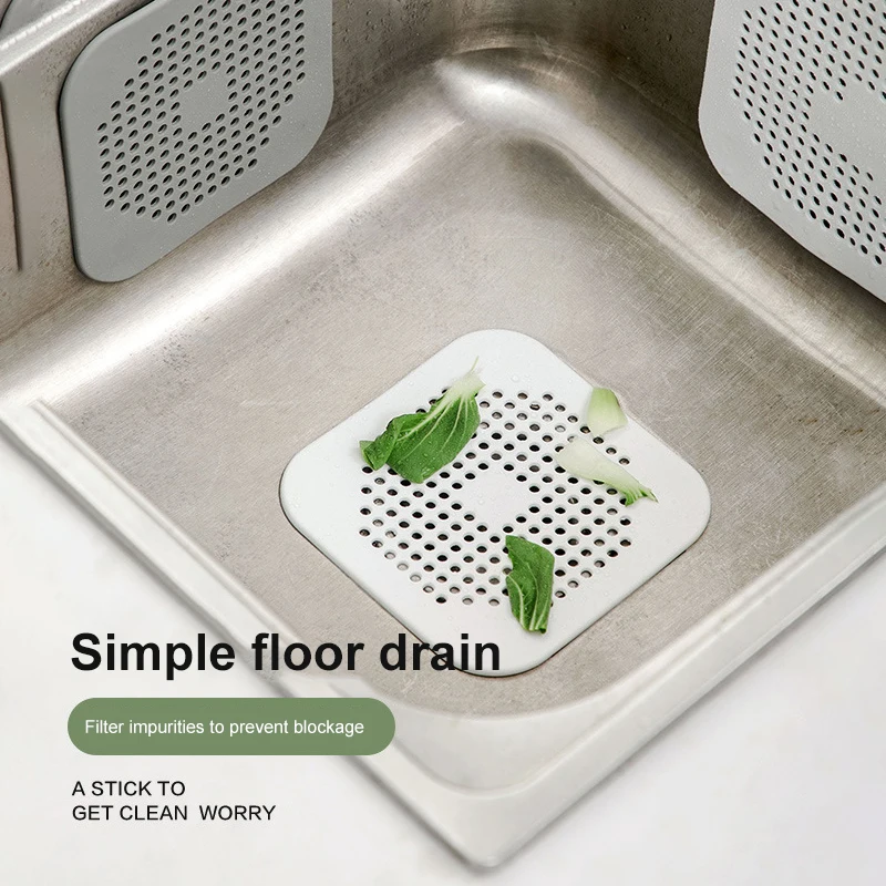 

Hair Sink Filter Floor Drain Strainer Shower Cover Hair Catcher Stopper Anti-blocking Sink Strainer Kitchen Bathroom Accessories