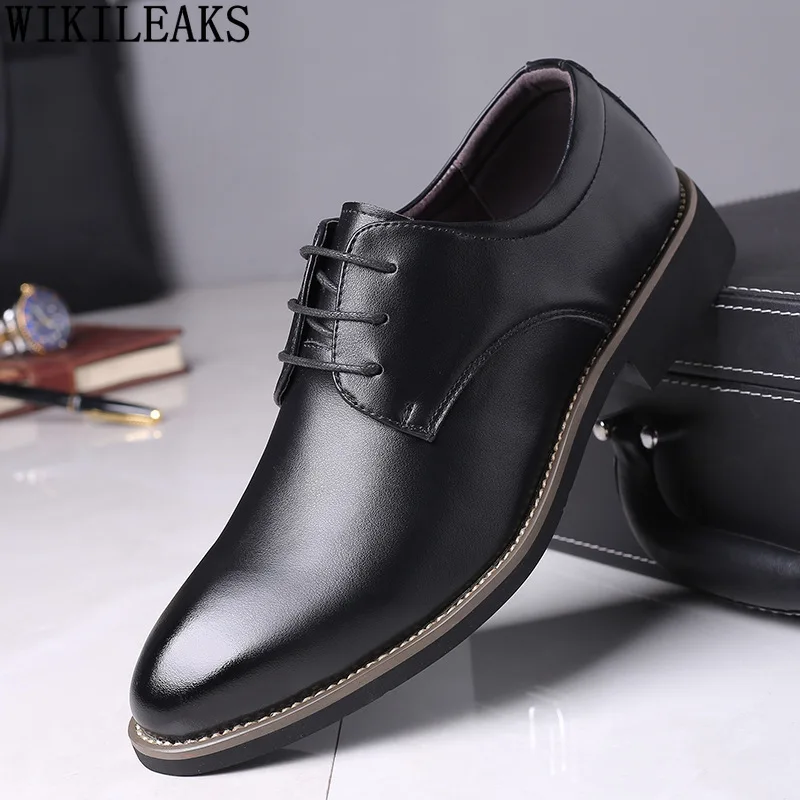 

Formal Oxford Shoes for Men Italian Mens Dress Shoes Fashion Party Shoes for Men Chaussure Homme Cuir Zapatos Hombre Vestir