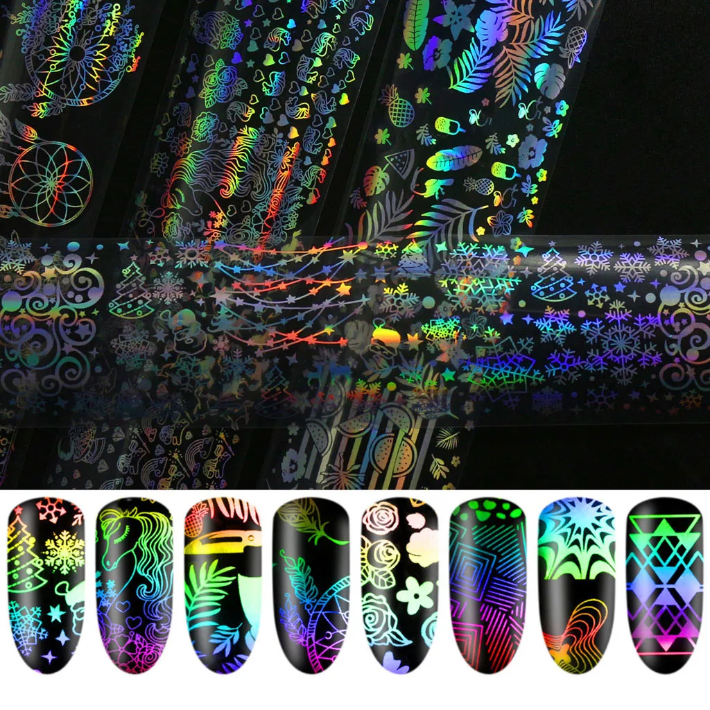 

8 шт., переводные наклейки для ногтевого дизайна