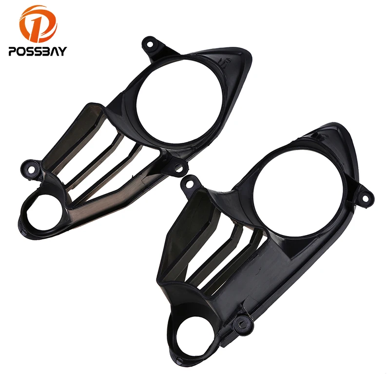 Черный чехол для фар мотоцикла posbay Винтажный передней лампы Yamaha R1 2009 2010 2011 2012 2013