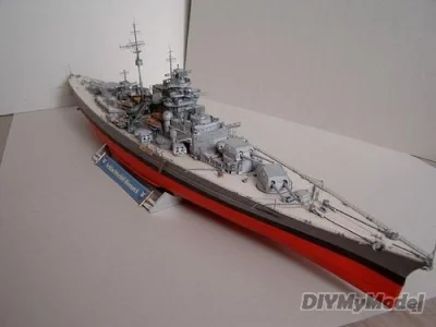 DIYMyModeI Bismarck Harlem, Alemania, BRICOLAJE, manualidades, Kit de modelo de papel, rompecabezas de juguete, regalo, utillaje de pel&iacute;cula-0