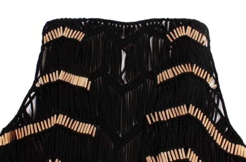 Женский винтажный жилет из хлопка без рукавов с кисточками | Женская одежда