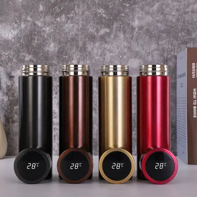 Умный Термос со светодиодным индикатором температуры можно снять замена