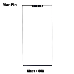 5pcslot glass with oca for huawei mate30 mate20 p30 pro lcd touch screen display front panel mobile phone repair spare parts free global shipping