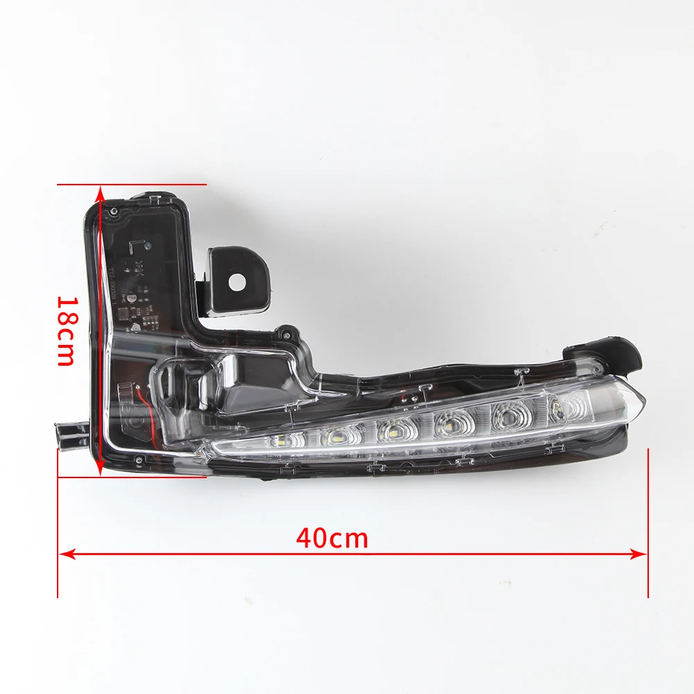 2 шт. светодиодный DRL передний бампер противотуманный светильник s для вождения