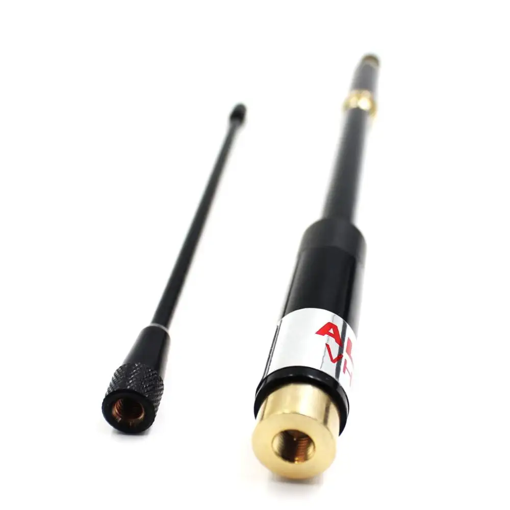 Новая Черная AL-800 144/430 МГц SMA-F/SMA/BNC с высоким коэффициентом усиления Супер Высококачественная телескопическая антенна для HYT Baofeng UV-5R