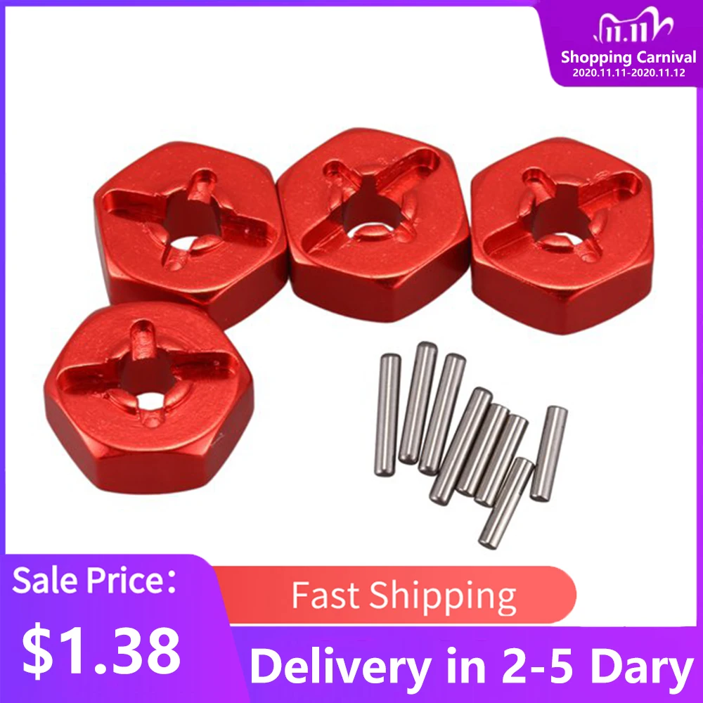 Алюминиевый сплав 12 мм соединитель ступицы колеса шестигранный адаптер