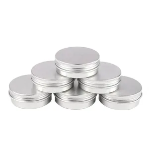 Алюминиевая банка 50x60 г, металлическая банка для гелевого крема, 2 унции косметических бутылок, банка из алюминия 60 мл