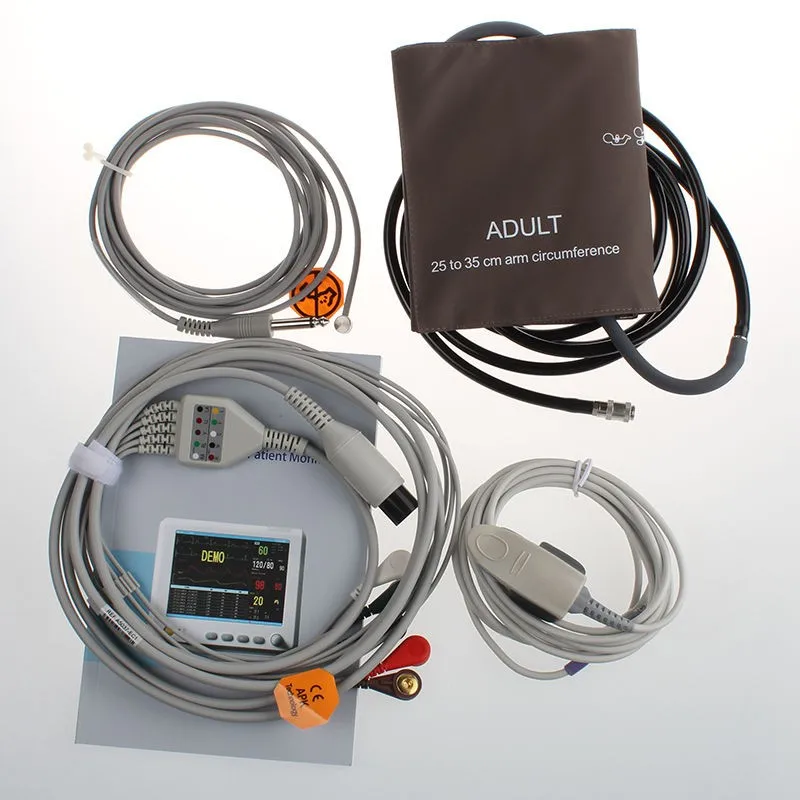 M8 ICU модульный монитор пациента параметры NIBP, Spo2, PR, ECG, RESP, TEMP