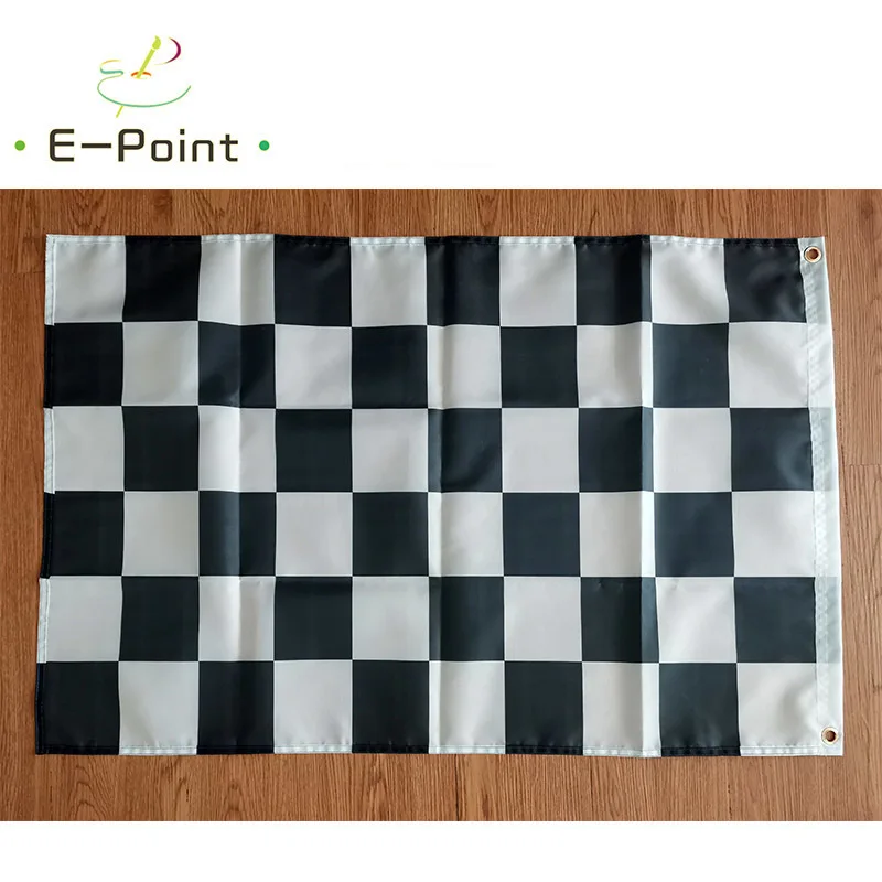 

Checkered Flag Checker Race Racing 2ft*3ft (60*90cm) 3ft*5ft (90*150cm) Size Christmas Decorations for Home Flag Banner