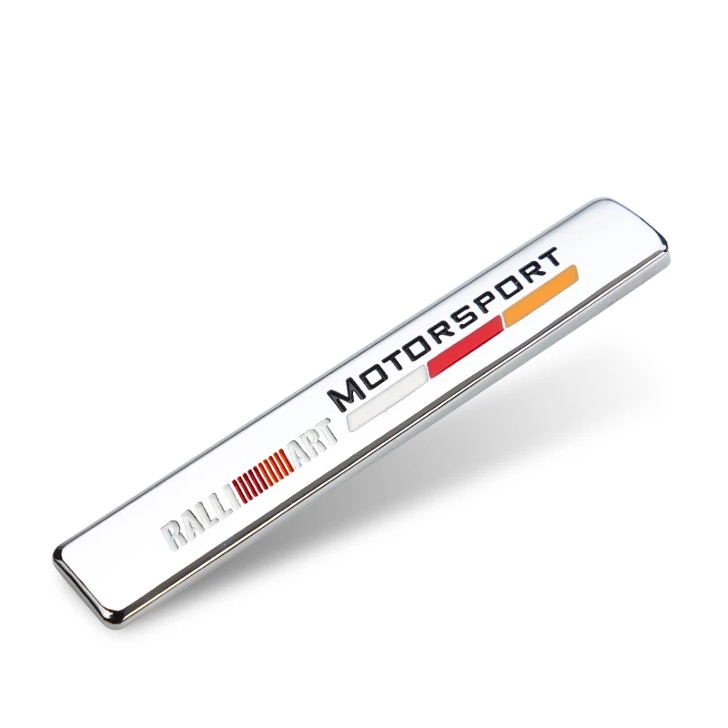1 шт. металлические хромированные автомобильные боковые наклейки для Mitsubishi Ralliart