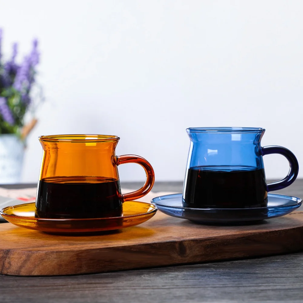 

Glass Cup Drink Cup Coffee Glass Cup Durable Tea Juice Milk Wine Temperature Resistant Water Bottles Creative Kitchen Accessorie