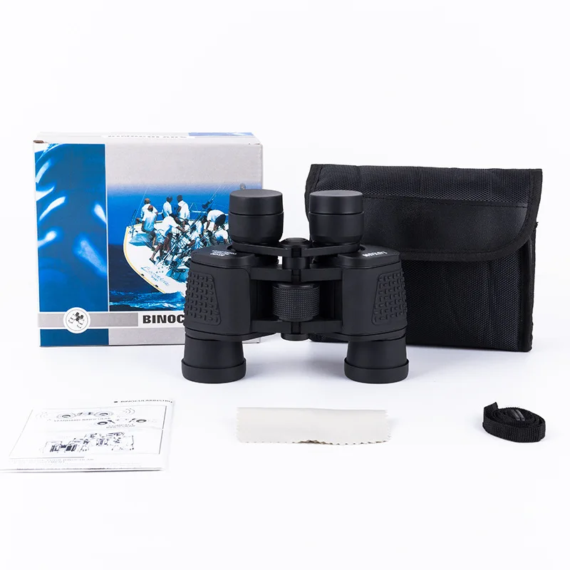 

Binoculars High Magnification 80x80 Telescope Professional Lll Night Vision Fixed Zoom Waterproof Portable For Outdoor Hunting
