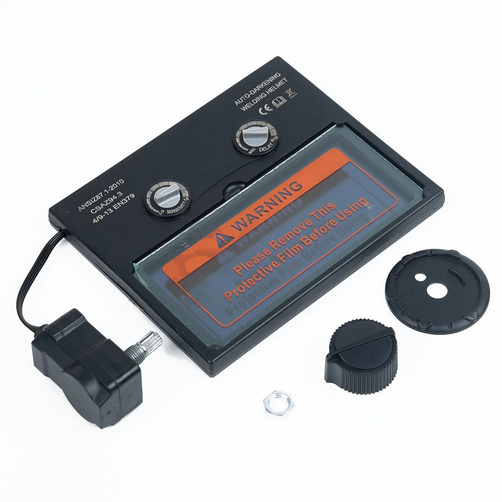 Солнечная Авто Затемнение Сварочный шлем объектив глаза сварщика Кепки очки Din9 13