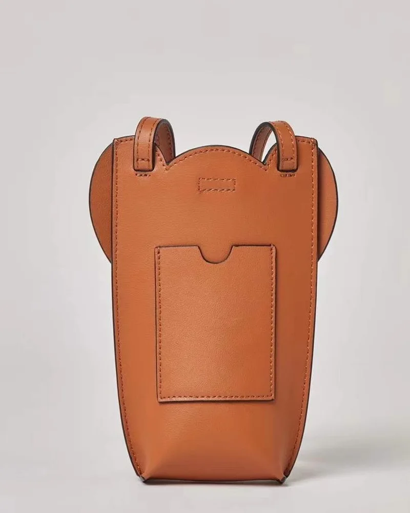 Женская сумка-Кроссбоди из натуральной кожи со слоном |