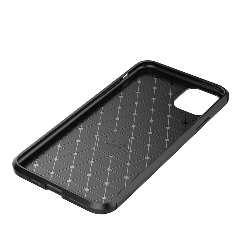 Чехол из углеродного волокна для iphone 11 Pro 5 8 дюйма 11Pro Max нескользящий Роскошный