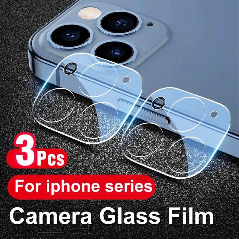 

3PCS Rear Camera Lens Protectors Cover For Iphone12 Iphone 13 Pro Max Case Tempered Glass For I phone 12 13 Pro Mini Coque Funda