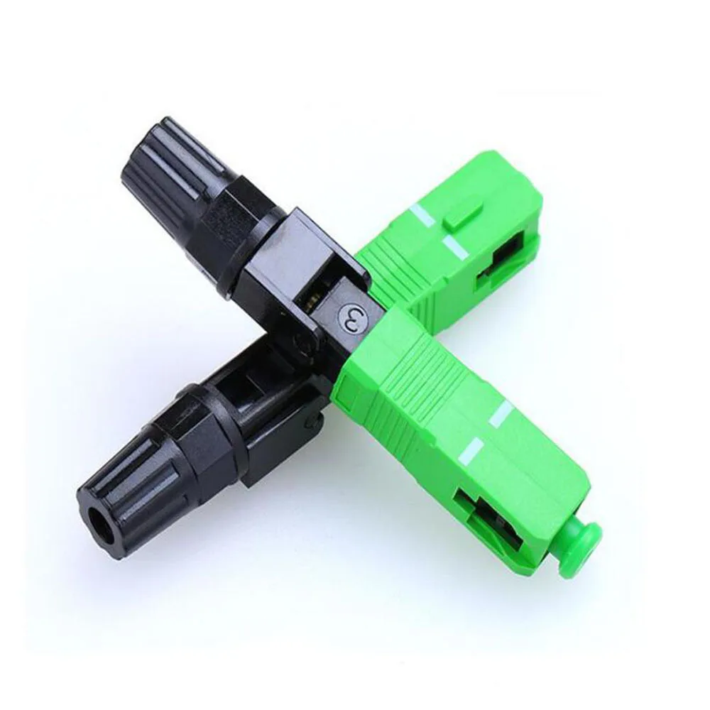 SC UPC волоконно оптический Быстрый Соединитель 100 быстрый соединитель blue Fiber FTTH
