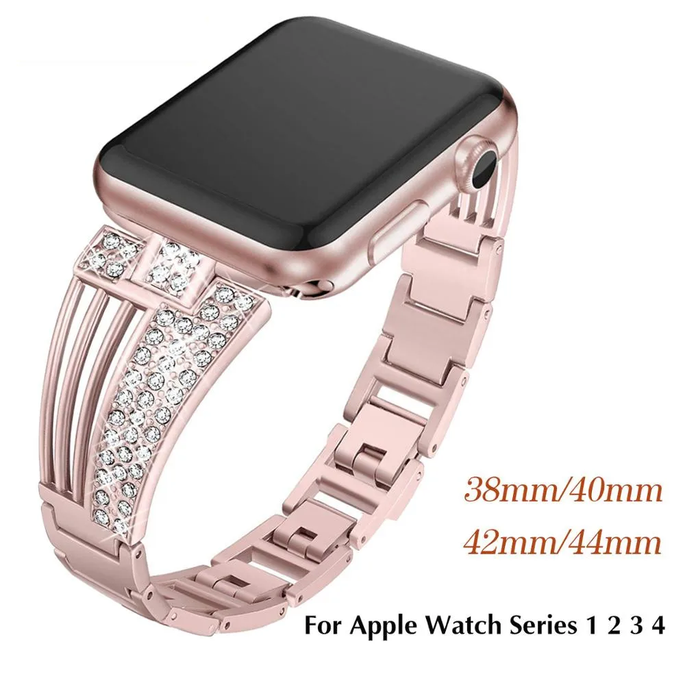 Браслет из нержавеющей стали для Apple Watch 38 мм 42 40 44 | Наручные часы
