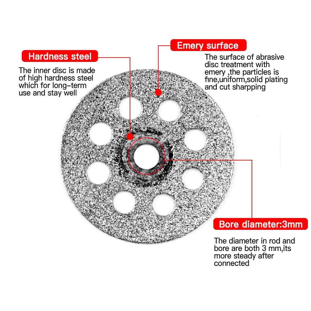 Быстрорежущий инструмент Мини-отрезной диск Роторные принадлежности Алмазный шлифовальный круг Пильный диск Абразив.