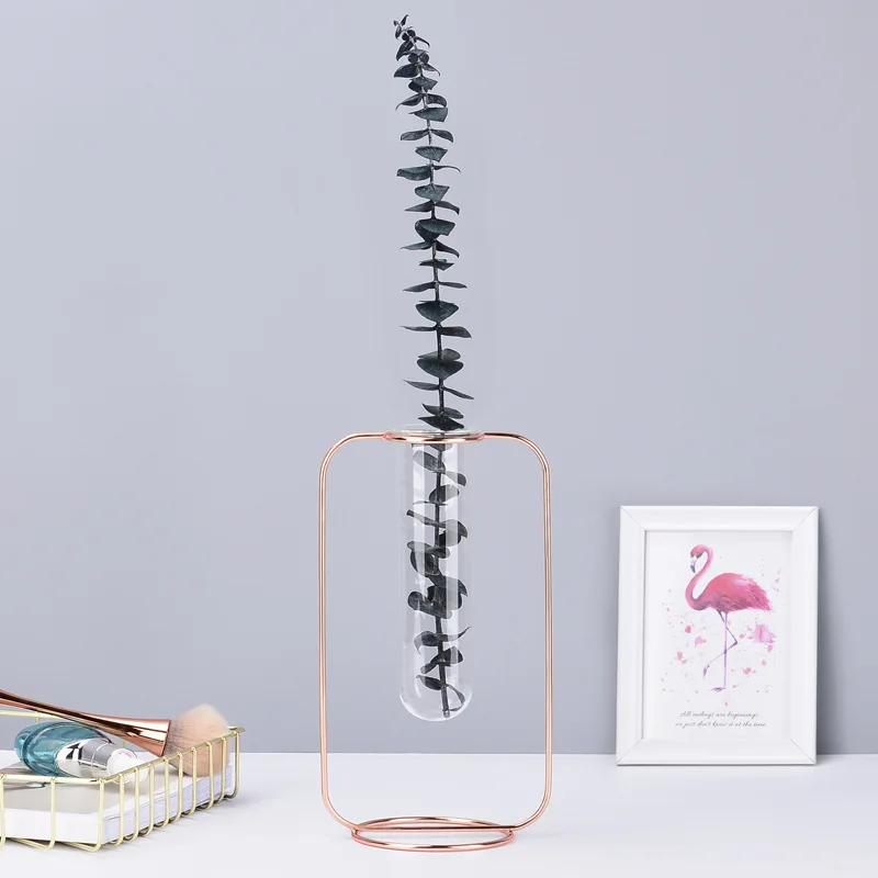 Домашний декор Рождественский стол цветочные горшки стеклянный цветочный