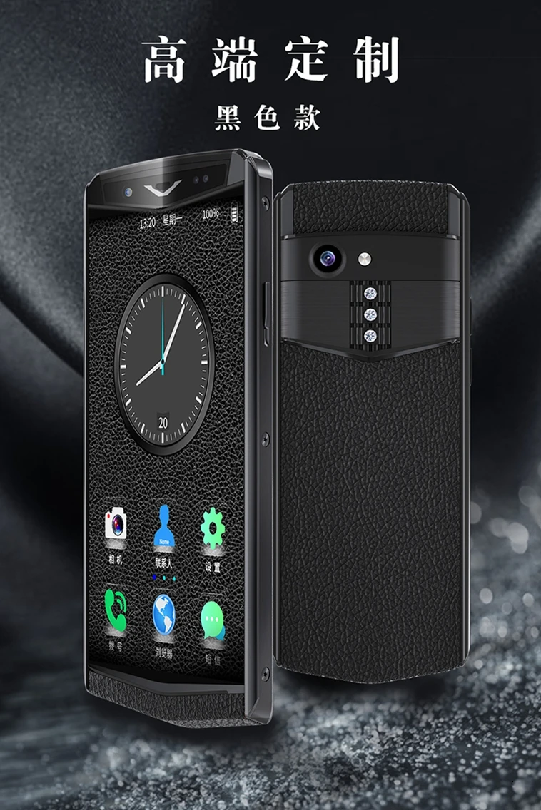 Роскошный смартфон 3," 3 ГБ ОЗУ 32 Гб ПЗУ Android 8,1 gps Bluetooth точка доступа Лицо ID кожаный телефон 4G LTE мобильный телефон