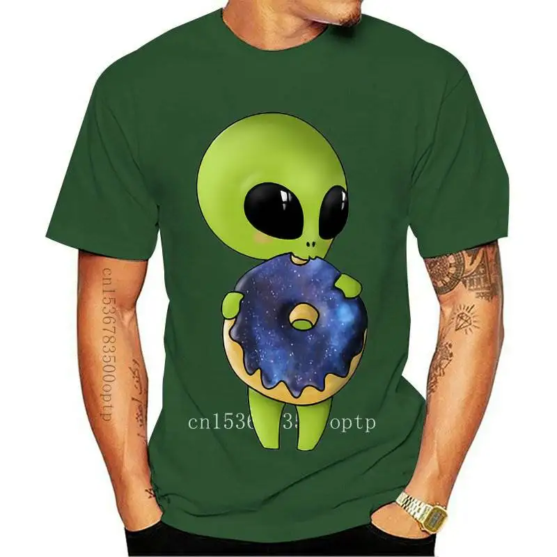 

New Women Cartoon Alien Space Printing Short Sleeve Clothing Summer Shirt T-shirts Top T Graphic Female Ladies Womens Tee T-Shir