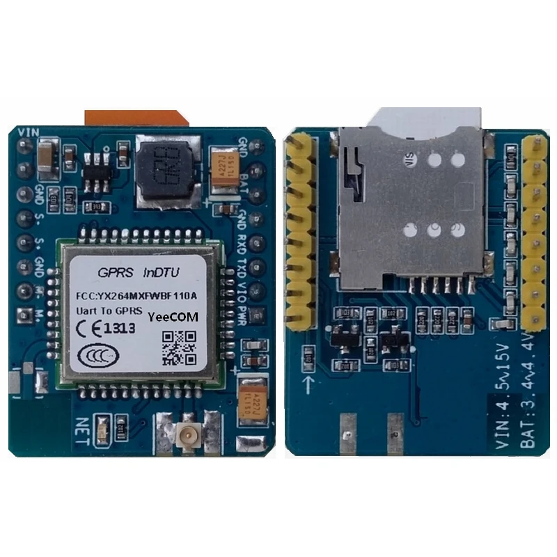 Встроенный GPRS InDTU ttl модуль последовательного порта Прозрачная передача HTTP MQTT