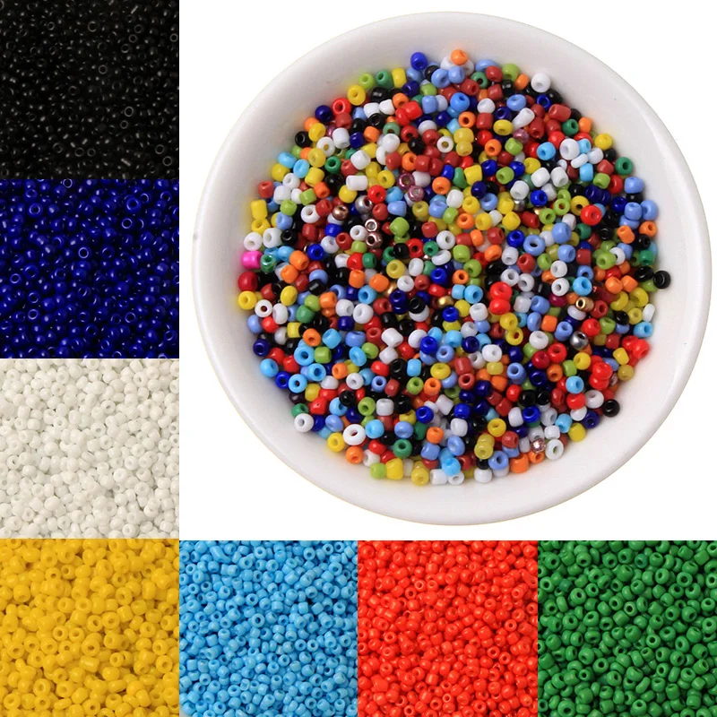 

2/3/4mm Round Charm Czech Glass Seed Beads DIY Bracelet Necklace For Jewelry Making Accessories DIY Earring Necklace Supplier