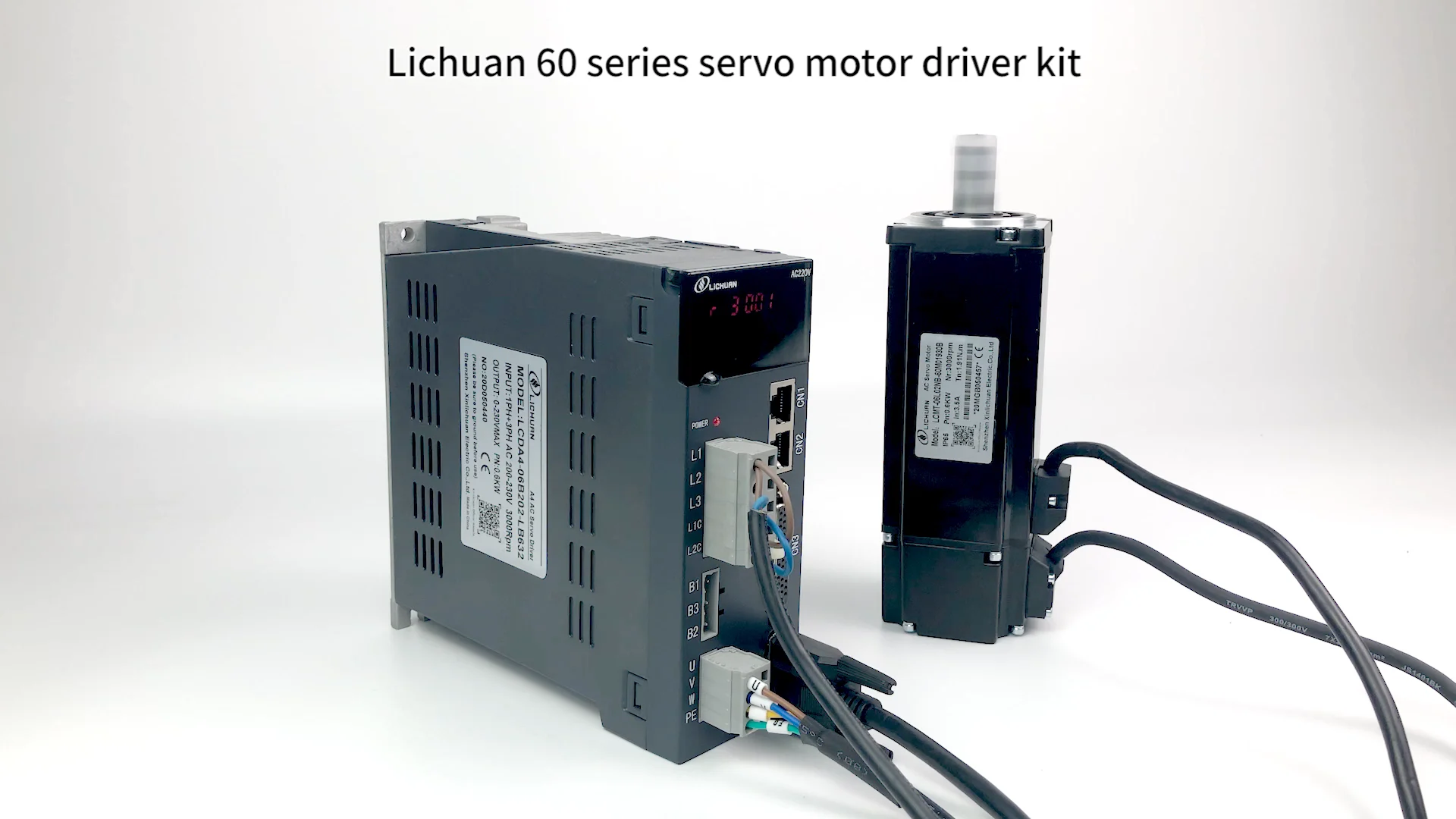 

OEM 60st-M01330 400W 200V Nema 24 60M1330 AC серво-двигатель в комплекте 300rpm