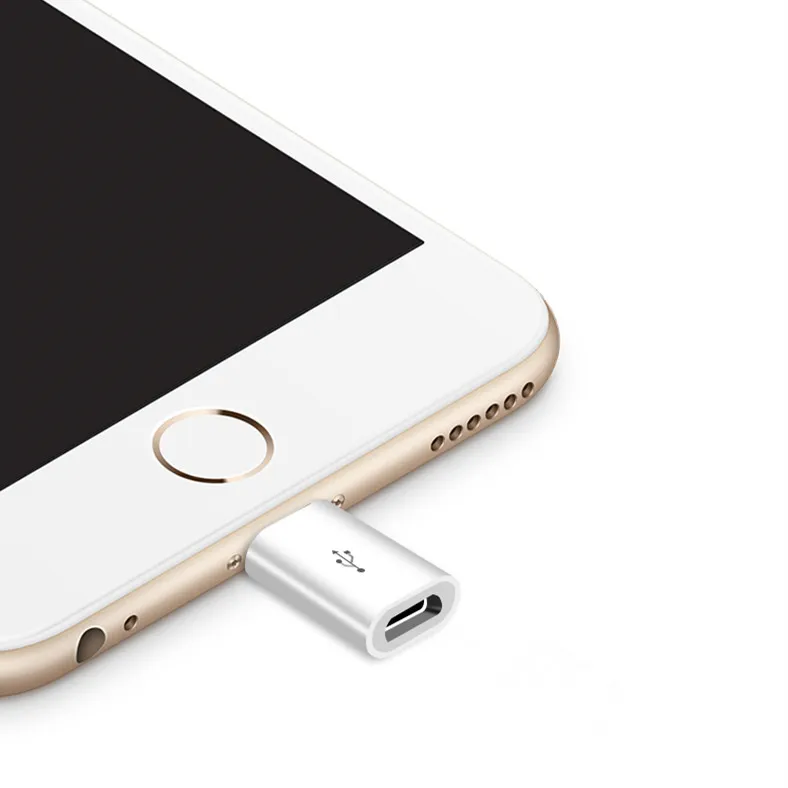 Преобразователь для Apple iPhone 11 Pro XR XS Max 5s 6s 7 8 Plus iPad 4 Air 2 зарядное устройство с Micro USB V8