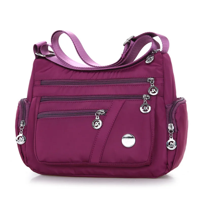 

Fashion Women Shoulder Messenger Bag Waterproof Nylon Oxford Crossbody Bag Handbags Large Capacity Travel Bags Purse