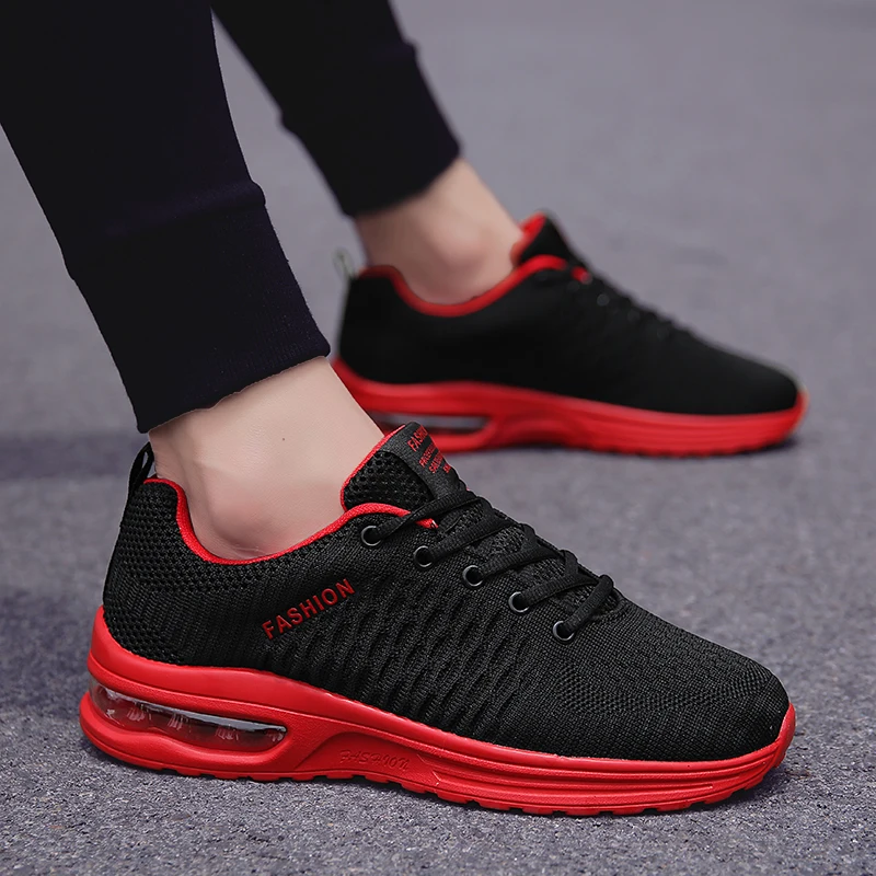 

Unisex Running Shoes New Mesh Breathable Air Cushion Men Woman Sports Shoes Brand Lace-up Outdoor Sneakers Brand Fitness Shoes
