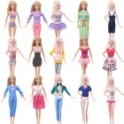 Одежда для кукол барби джинсовая футболка с ремешком подходит для коктейлей повседневная одежда аксессуары барби одежда