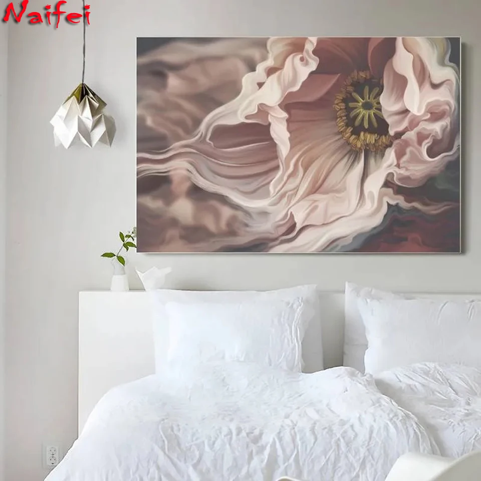 

Air Flower Peony DIY 5D Diamond Painting Full square Round drill Mosaic diamond cross stitch Diamond Embroidery Home Decor