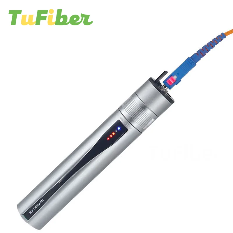 High Quality Rechargeable Laser Source Fiber Optic Cable Tester 5 15 20 30KM Lithium Battery Visual Fault Locator SC/FC/ST
