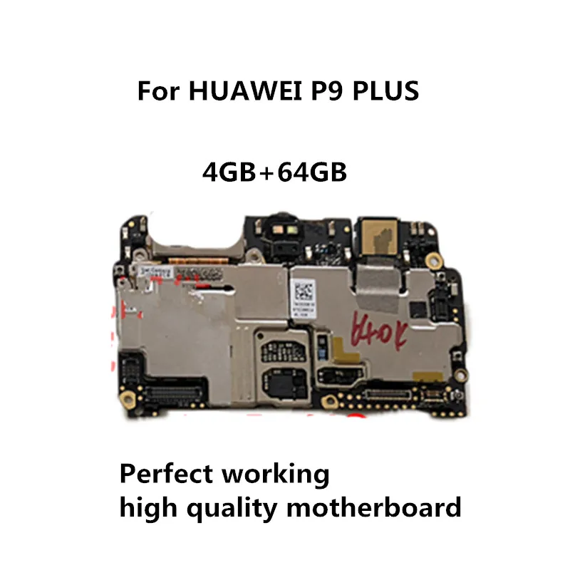 Оригинальная разблокированная материнская плата 4 Гб + 64 ГБ для Huawei P9 PLUS Android OS
