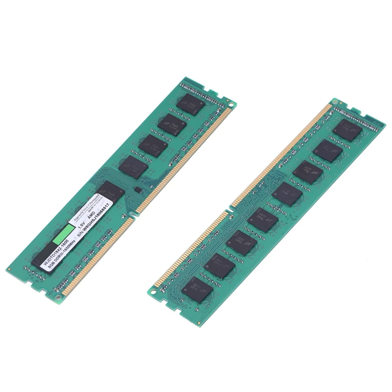 Uroad 2 шт. DDR3 DDR3I RAM настольная Память DIMM только для компьютера AMD PC 133 Гц 4 Гб и 1600 МГц 8