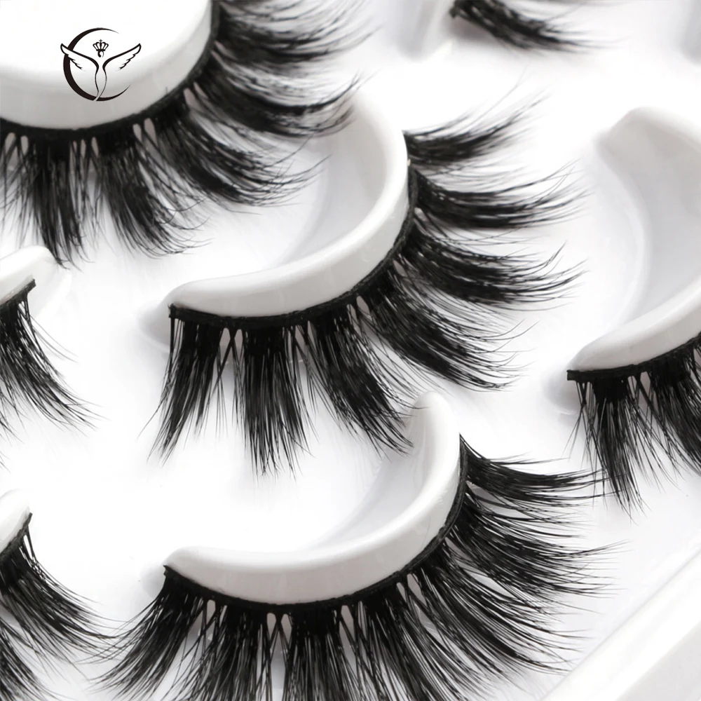 Mink eyelashes 3d mink hair eyelashes10 pairs long makeup 3d faux nature fake lashes extension false eyelashes Wholesale(10P