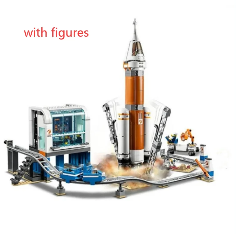 2020 City Rocket Control Center строительные блоки игрушки с 60228 60227 60226 космическая серия