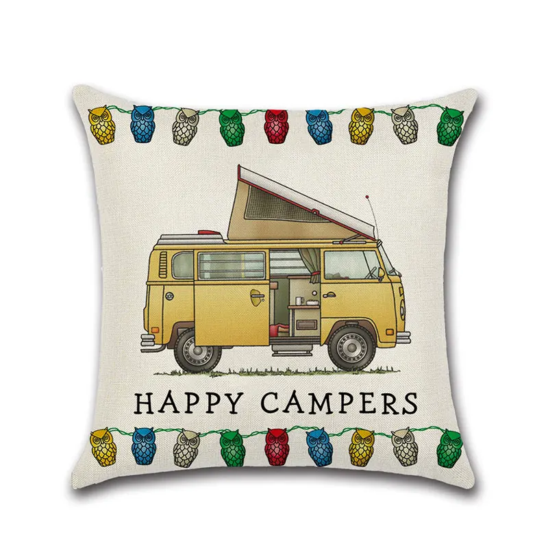 Диван квадратная мультяшная Автомобильная наволочка для дивана льняная такса