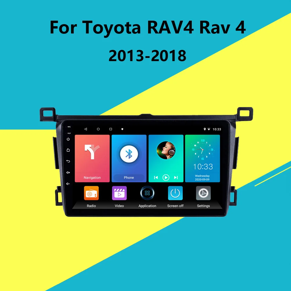 2 Din Android автомобильный мультимедийный плеер для Toyota RAV4 Rav 4 2013 2014 2015 2016 2017 2018 стерео